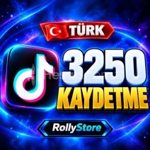 💎(KEŞFET ETKİLİ) _ TİKTOK 3250 TÜRK KAYDETME