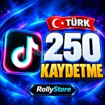 💎(KEŞFET ETKİLİ) _ TİKTOK 250 TÜRK KAYDETME
