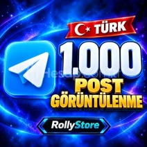 Telegram 1.000 Türk Post Görüntülenme - Keşfet Etkili