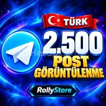 Telegram 2.500 Türk Post Görüntülenme - Keşfet Etkili