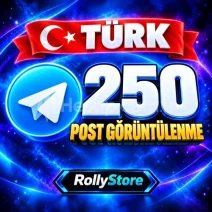 Telegram 250 Türk Post Görüntülenme - Keşfet Etkili
