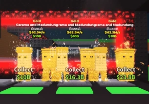 3 Adet Gold Garama And Madundung - Steal A Brainrot