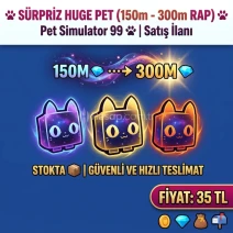Pet Simulator 99 🐾 | Random Huge Pet (150m-300m RAP)