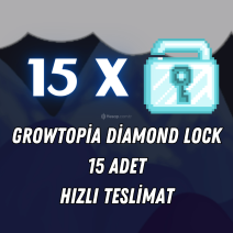15 X GROWTOPİA DİAMOND LOCK ANINDA TESLİMAT