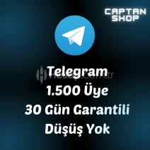 1.500 TELEGRAM ÜYE | GARANTİLİ