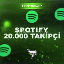 20000 Gerçek Takipçi | Spotify | Düşüş Yok | Garanti