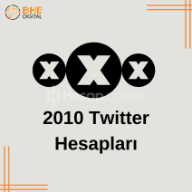 2010 Tarihli Premium Twitter Hesapları OTO TESLİM