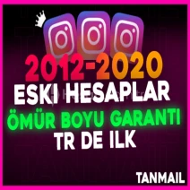 2012-2020 ESKI TARIHLI KALİTELI INSTAGRAM HESAPLARI
