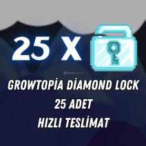 25 X GROWTOPİA DİAMOND LOCK HIZLI TESLİMAT