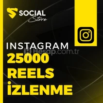 Instagram 25.000 Türk İzlenme - Anlık Teslim