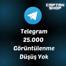 25.000 TELEGRAM POST GÖRÜNTÜLENME | ANLIK