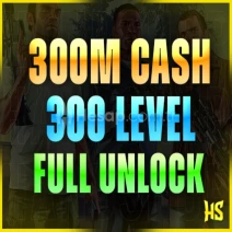 300M Cash + 300 Level + Full Unlock + Ban Yok⭐