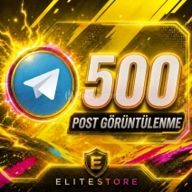 Telegram 500 Post Görüntülenme