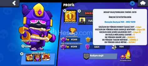 🏆 41K | 86 Savaşçı | 2019 | 11 Max Rütbe | 146 Kostüm ⚡