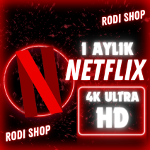 ⭐[4K Ultra HD] Netflix 1 AYLIK +GARANTİ +DESTEK⭐
