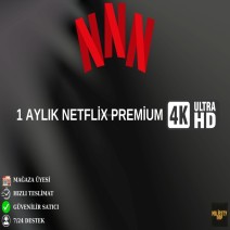 [4K Ultra HD] Netflix 1 Aylık + Sorunsuz