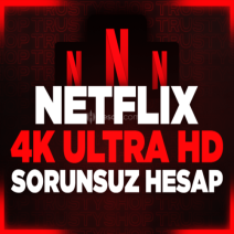 [4K ULTRA HD] Netflix Sorunsuz Aylık Hesap