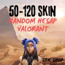 50-120 Skin  RANDOM hesap Valorant
