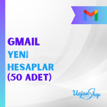 Gmail Yeni Hesaplar (50 Adet/Sorunsuz)