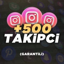 +500 Instagram Gerçek Takipçi - Otomatik - Anlık