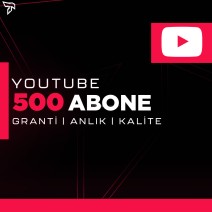 500 Youtube Abone | GARANTİ | ANLIK