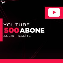 500 Youtube Abone | KALİTE | ANLIK