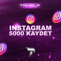 5000 Gerçek Kaydet | Instagram | Garanti