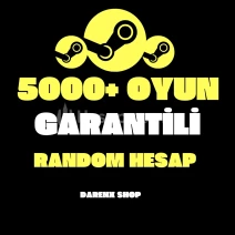 5000+ OYUN GARANTİLİ RANDOM HESAP