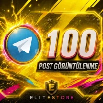 Telegram 100 Post Görüntülenme