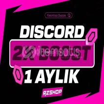 ✨OTOTESLİM+STOKVAR DİSCORD 1 AYLIK 2X BOOST✨