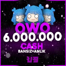 6M Owo Cash ( BANSIZ +OTOMATİK TESLİMAT )