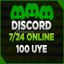 (7/24 Online)⭐ Discord +100 Üye ⭐