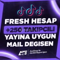 ⭐HERŞEYİ DEĞİŞEN TİKTOK +250 TAKİPÇİLİ HESAP⭐