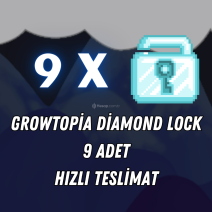 9 X GROWTOPİA DİAMOND LOCK ANINDA TESLİMAT