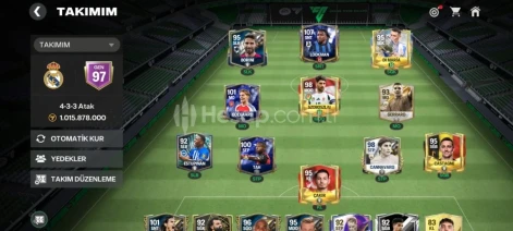 ⚡107 FORVET 97 GEN FC MOBİLE ANINDA TESLİMAT ⚡