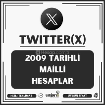 Twitter(X) 2009 Tarihli Hesaplar (Mail Dahil)