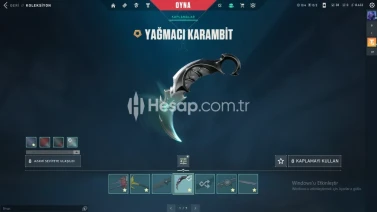 98 skin 5 bıçak KARAMBİT EJDER VANDAL Mainlik hesap