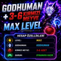 ⭐ BF ⭐ MAX LEVEL + GODHUMAN + 3-6 KIRMIZI MEYVE 🔥