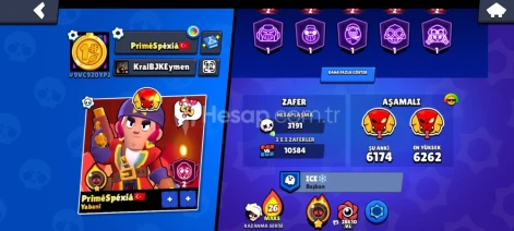 BRAWL STARS HESAP UYGUNA EMEK HESAP