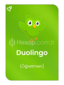 Duolingo Öğretmen Kişisel Hesap