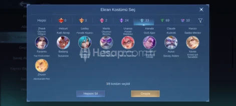 ACİL SATILIK 140+ KOSTUM ZARARİNA HESAP