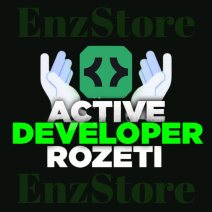 ⭐️ Active Developer Rozeti | Anlık Teslimat