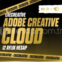 ADOBE CREATİVE Cloud 12 Aylık | ExeCreative En Uygun Fiyat
