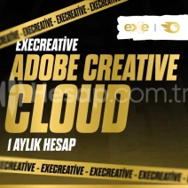 ADOBE CREATİVE Cloud 1 Aylık | ExeCreative En Uygun Fiyat