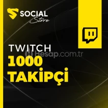 Anlık Teslim | Twitch 1.000 Takipçi