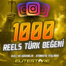 Anlık - 1000 Gerçek Reels Türk Beğeni