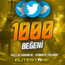 Anlık - Twitter 1.000 Türk Gerçek Beğeni