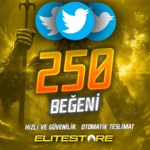 Anlık - Twitter 250 Türk Gerçek Beğeni