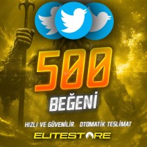 Anlık - Twitter 500 Türk Gerçek Beğeni