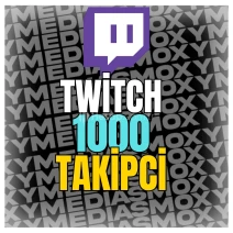 ANLIK ÖZEL KALİTE TWİTCH 1000 TAKİPCİ